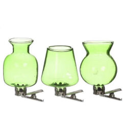 vas med klämma green, 3/låda