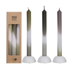 Dip Dye olive höjd 24 , 3/ set, 8 i en låda