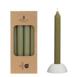Ljus randig - green 4st/ förpackning, 6/låda