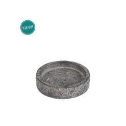 betongfat för wax  svart Ø8 x H2 cm