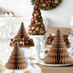Julgransset i papper med magnet nougat