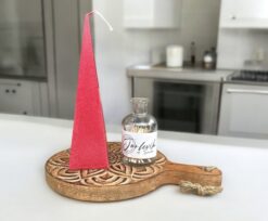 Förbokas november Spindelnätsljus- Pyramid julröd
