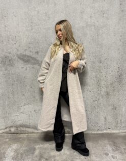 DUSTER COAT-BEIGE, 4 kvar i lager