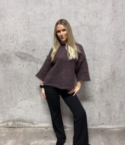 Elna Kid-mohair sweater Espresso (3 I lager)