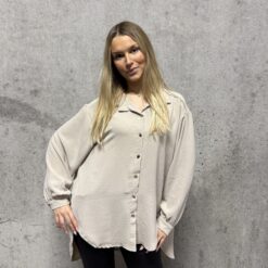 Avy Långskjorta - Beige