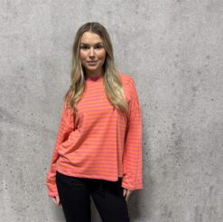 Light Sweater, orange + rosa