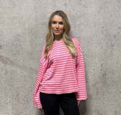 Light Sweater, ljusrosa + rosa