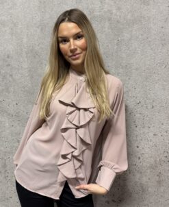 Amelia blus Puder rosa