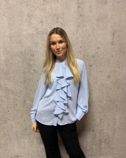 Amelia blus ljus blå