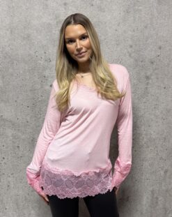 Lace sweater - Pink