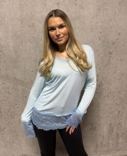 Lace sweater - Blue
