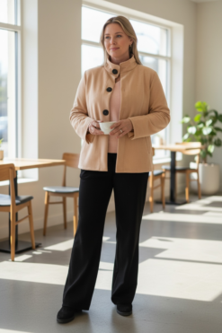 Cecilia springcoat - Dusty pink