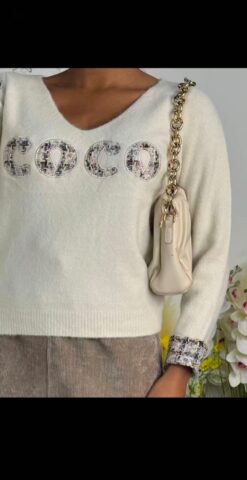 coco sweater Offwhite