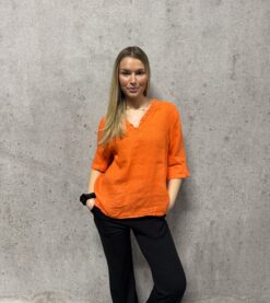 Fanny linneblus Orange