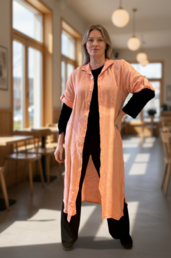 Diza linendress Light coral 3 s/m kvar
