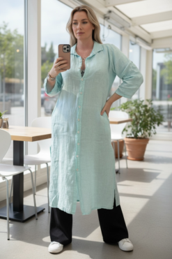 Diza linendress Mint -dubbelstorlekar 4 pack