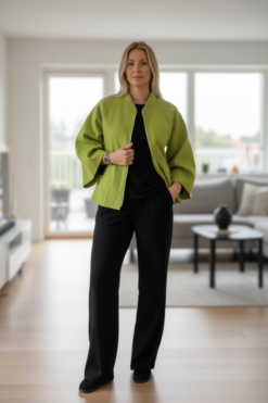 Atena coat - Äpplegrön, 2 i lager