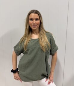 Cotton blouse - Army