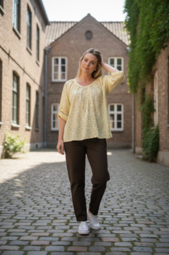 Summer blouse yellow
