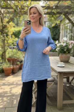 Isolde linendress Blue