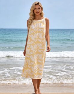 summery dress Yellow
