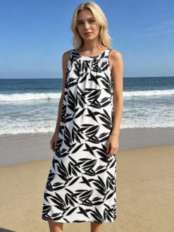 summery dress  Black 4-pack