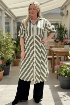 Mila dress Army
