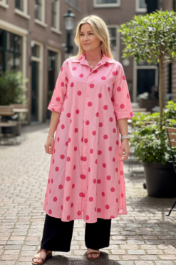 Iris dress- onesize-Pink