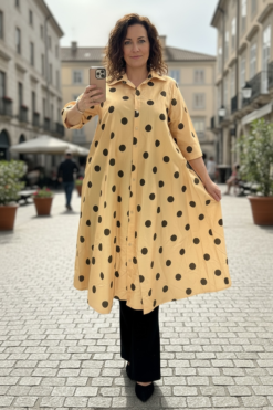 Iris dress- onesize Beige/brown
