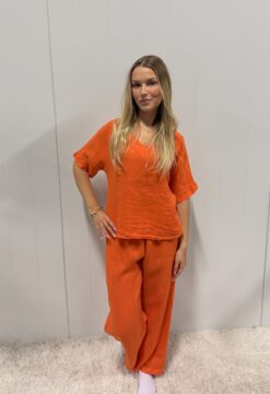 Lex linnebyxa orange