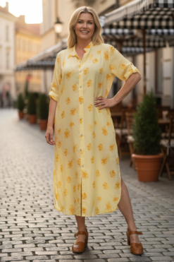 Nellie dress - yellow