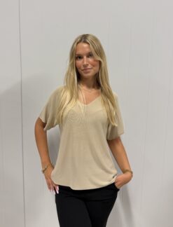 Dafne top light camel