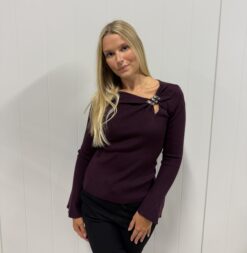 Shelly SWEATER - wine