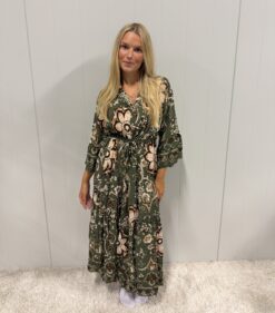 Marta viskosdress Army