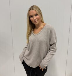 Bea - sweater Taupe