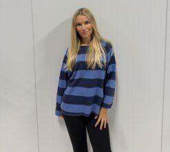 PEGGY SWEATER -Blue / blue