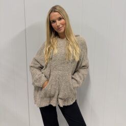 Nora hoodie Beige