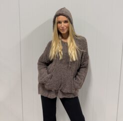 Nora hoodie Taupe