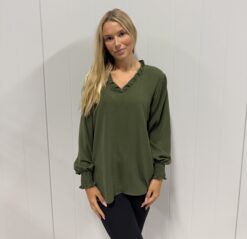 Vera V-neck grön