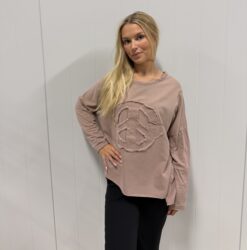 Peace sweater Camel