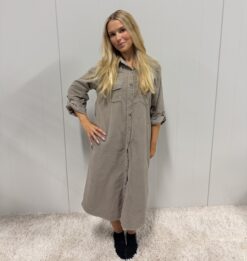 Corinne corddress Taupe