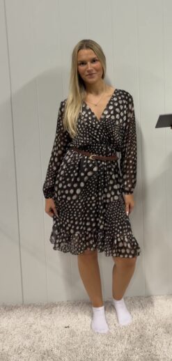 HAPPY DOTS DRESS ESPRESSO