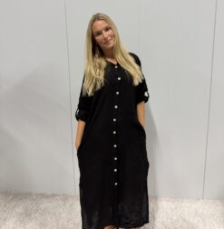 Diza linendress  Black dubbelstorlekar 4-pack