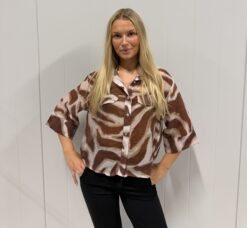 Lyocello blouse coccio