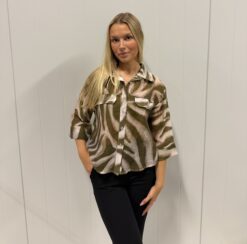 Lyocello blouse Oliv