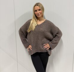 Amore knit Sweater - Taupe