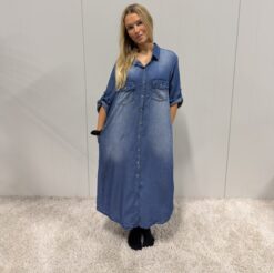 Jeansklänningen "  i lyocell - Jeansblå