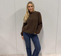 Mila Sweater, NOUGAT LÅNG ARM