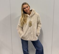 Vändbar jacka jackie Beige