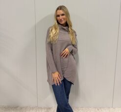 Olivia wrap polo Taupe